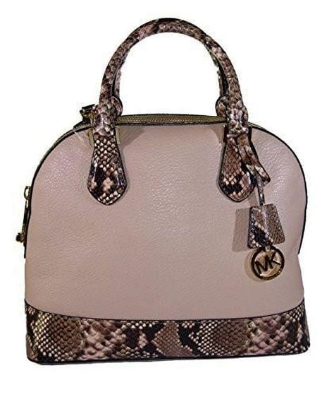 Michael Kors Smythe Large Dome Satchel in Blush 